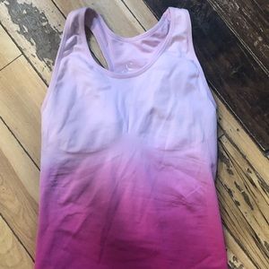 Two Tone Pink Climawear Workout Tank